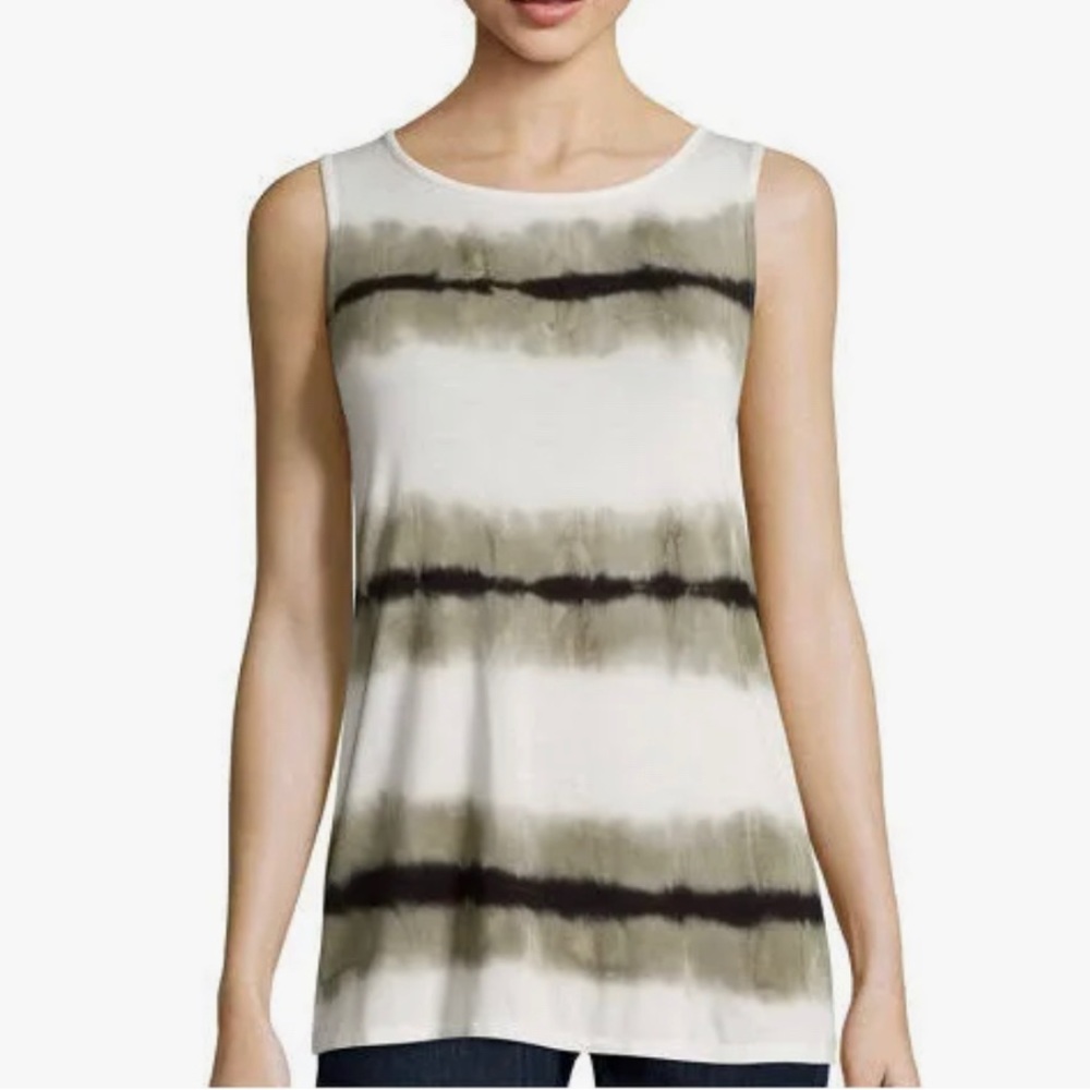 Belle Sky tie dye twist back tank